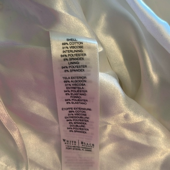 White Black House Market - Sleeveless Tiered Lace Shift Dress. Size 0 - Picture 4 of 4